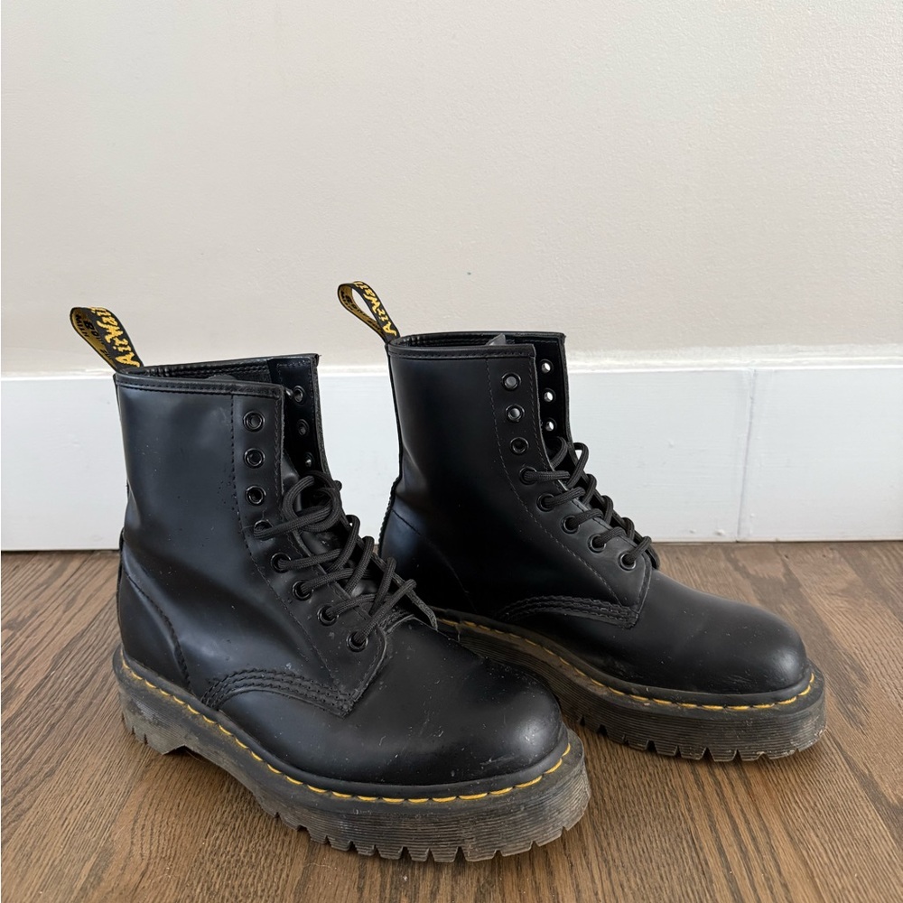 Dr. Martens Black Leather Boots